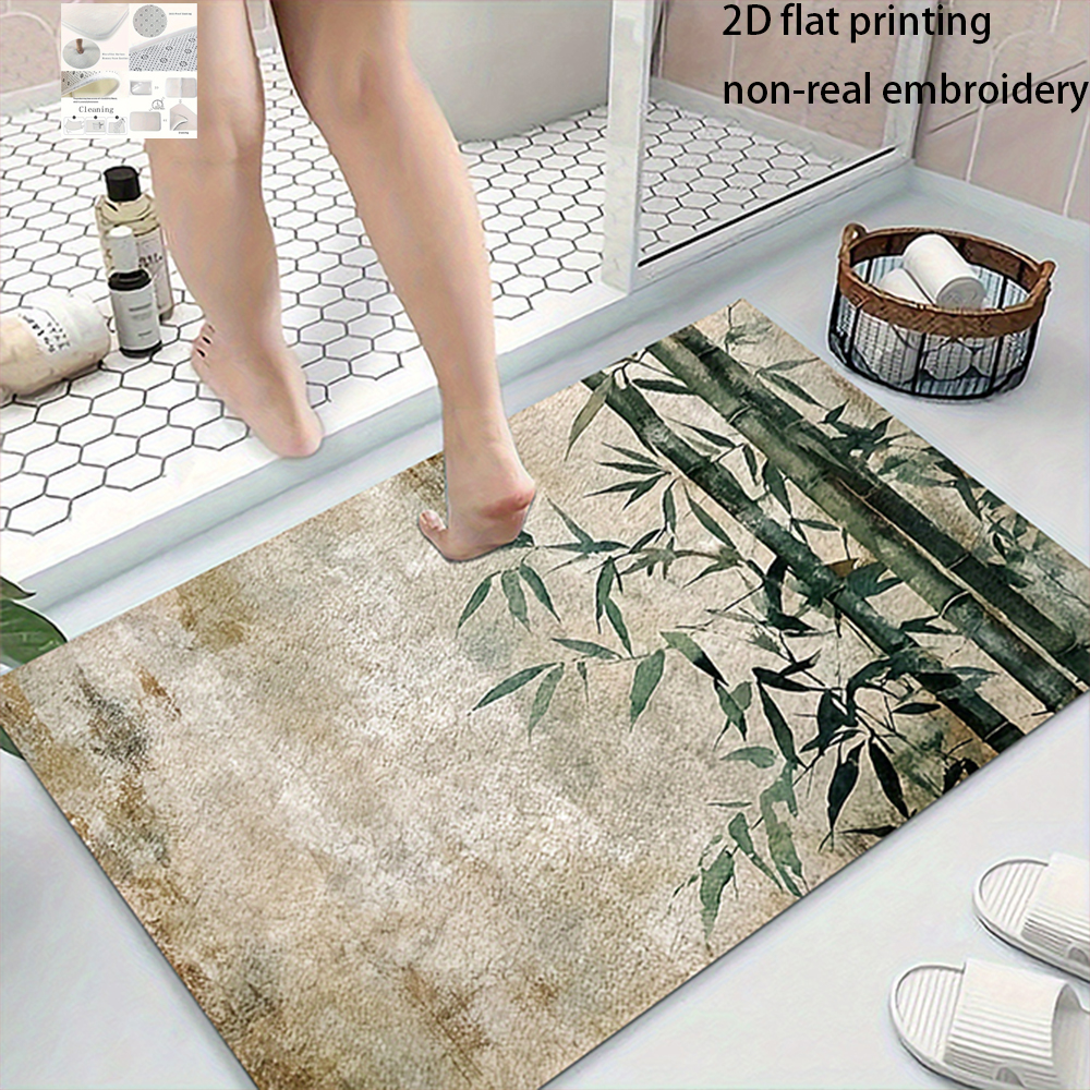 2D Flat-1pc Vintage Bamboo Bat – Bamboo Bath Mat recenzja i cena