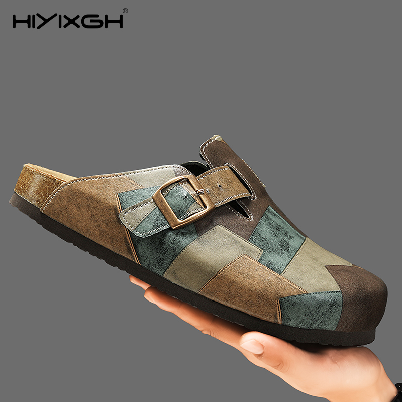 Comfort Cork Leather Slippers  – Health & Wellness Juice & Smoothie Bar recenzja i cena