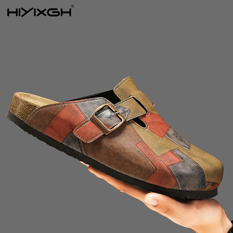 Comfort Cork Leather Slippers  – Health & Wellness Juice & Smoothie Bar recenzja i cena