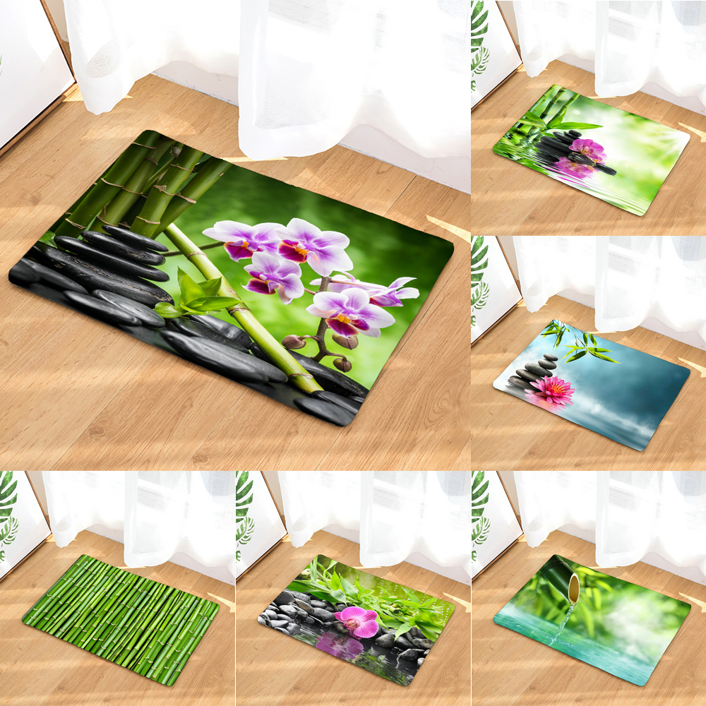 Bathroom Non-slip Mat Plant Fl – Bamboo Bath Mat recenzja i cena