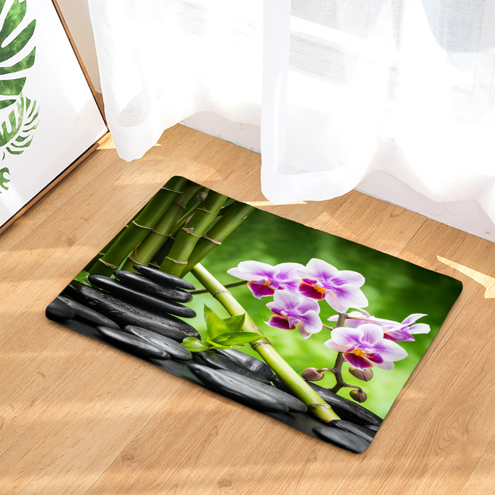 Bathroom Non-slip Mat Plant Fl – Bamboo Bath Mat recenzja i cena