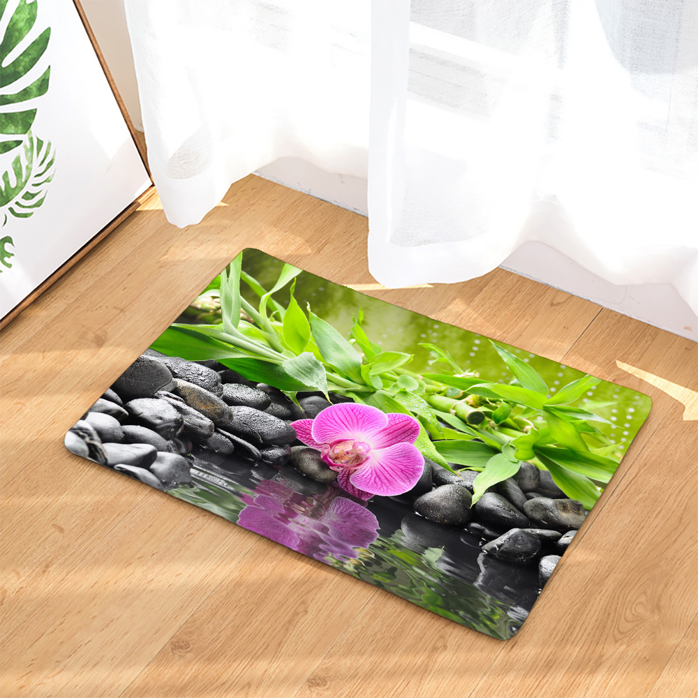 Bathroom Non-slip Mat Plant Fl – Bamboo Bath Mat recenzja i cena