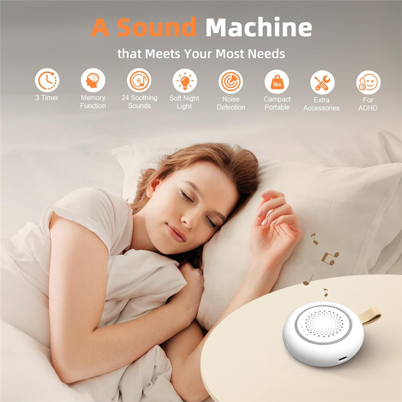 A38T-White Noise Sound Machine – White Noise Machine Sleep recenzja i cena