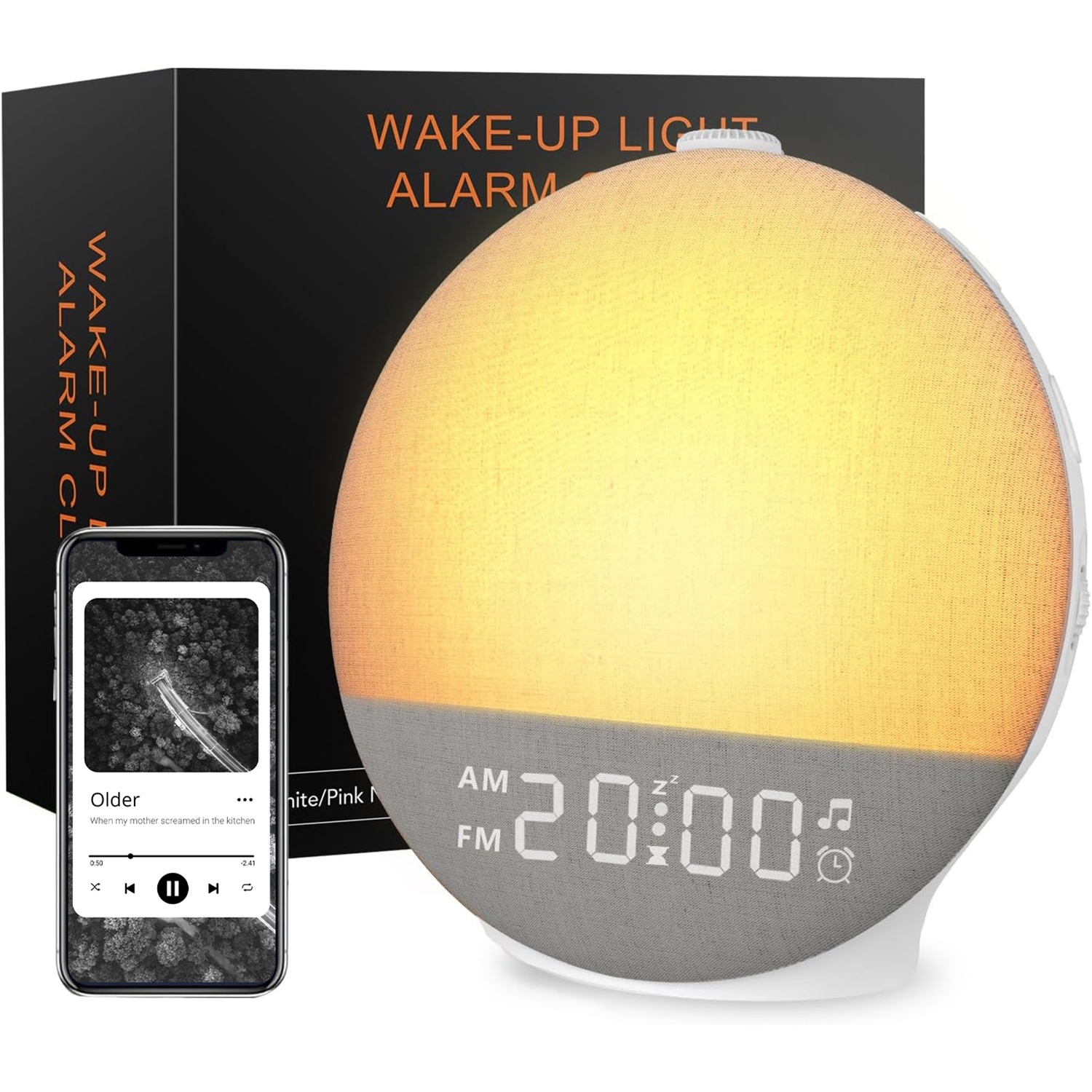 Wake Up Light Sunrise Alarm Cl – White Noise Machine Sleep recenzja i cena