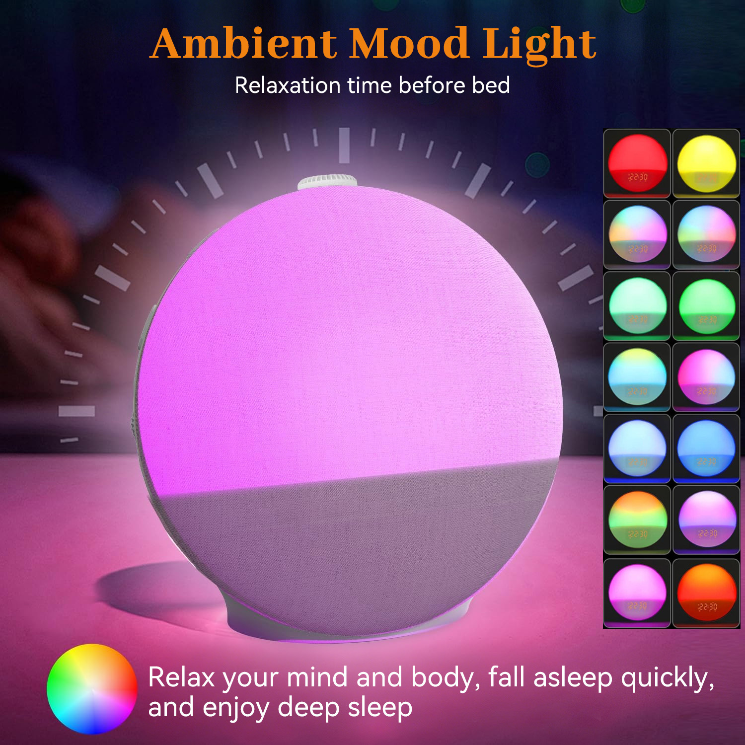 Wake Up Light Sunrise Alarm Cl – White Noise Machine Sleep recenzja i cena