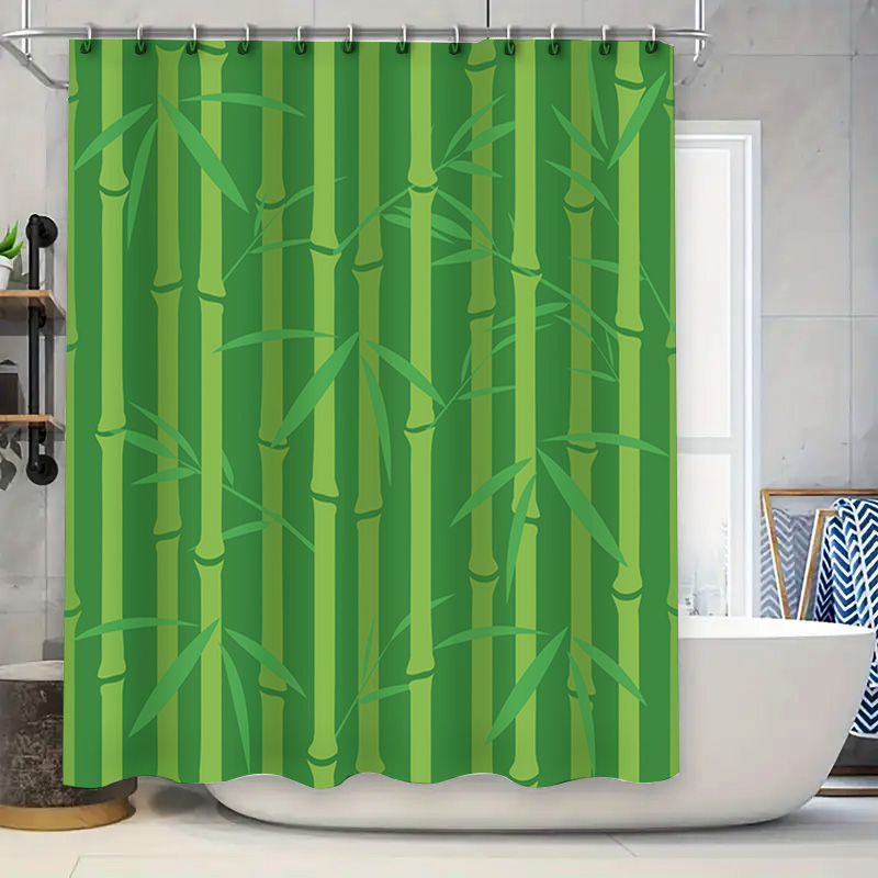 Green Bamboo Shower Curtain wi – Bamboo Bath Mat recenzja i cena