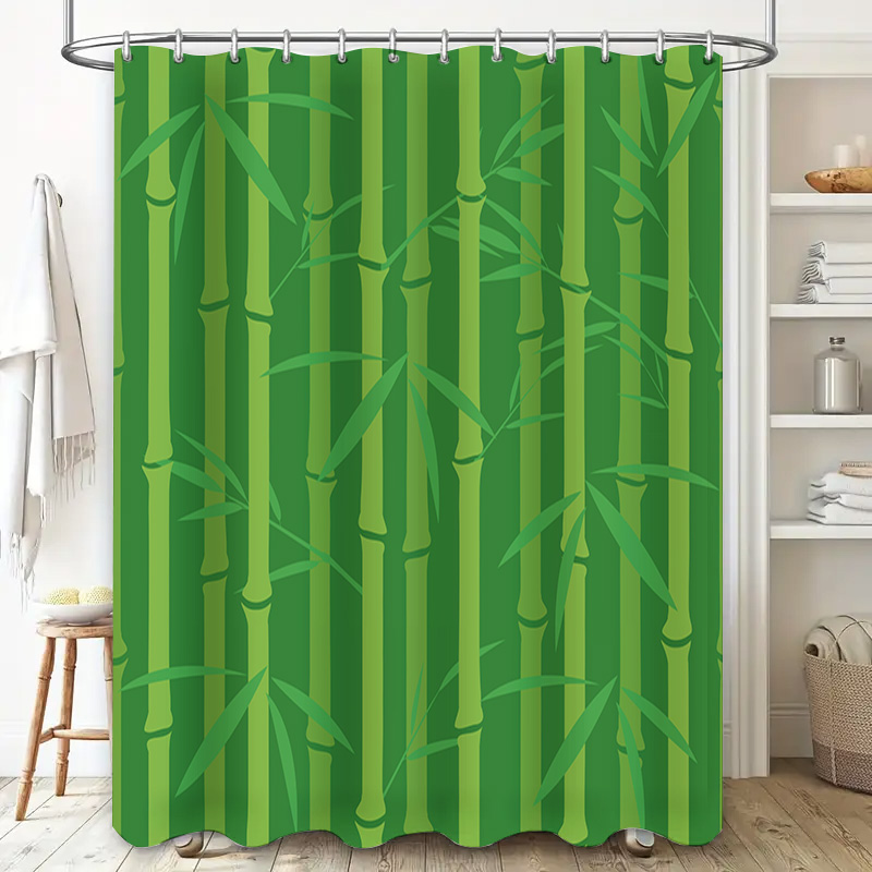 Green Bamboo Shower Curtain wi – Bamboo Bath Mat recenzja i cena