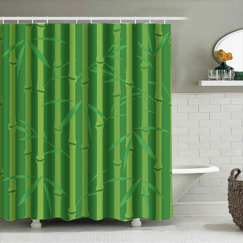 Green Bamboo Shower Curtain wi – Bamboo Bath Mat recenzja i cena