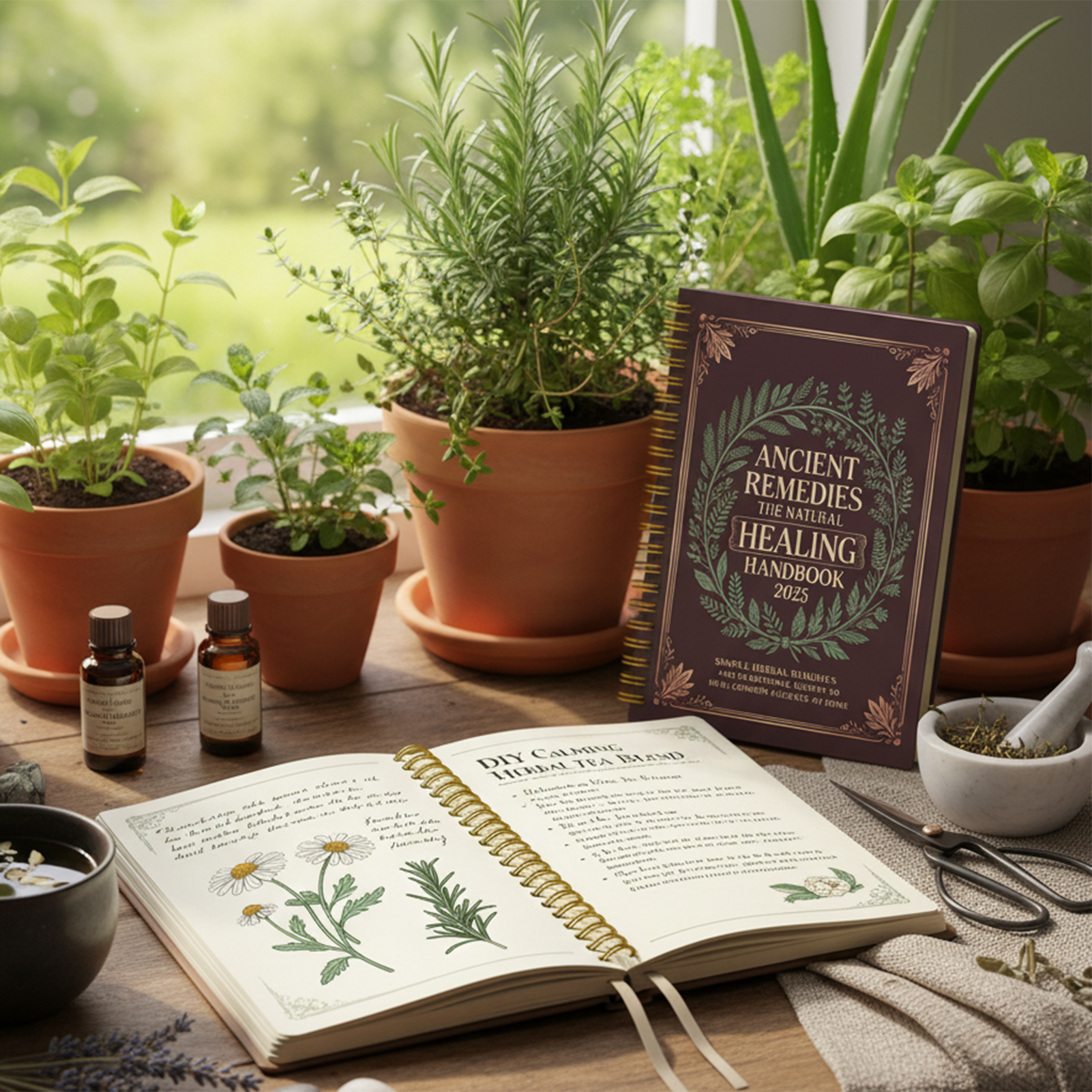 Natural Remedies Handbook with – Health & Wellness Juice & Smoothie Bar recenzja i cena