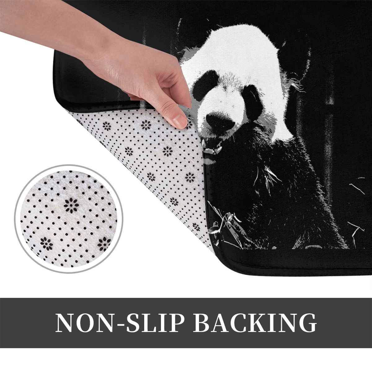 Giant Panda Bear With Tasty Ba – Bamboo Bath Mat recenzja i cena