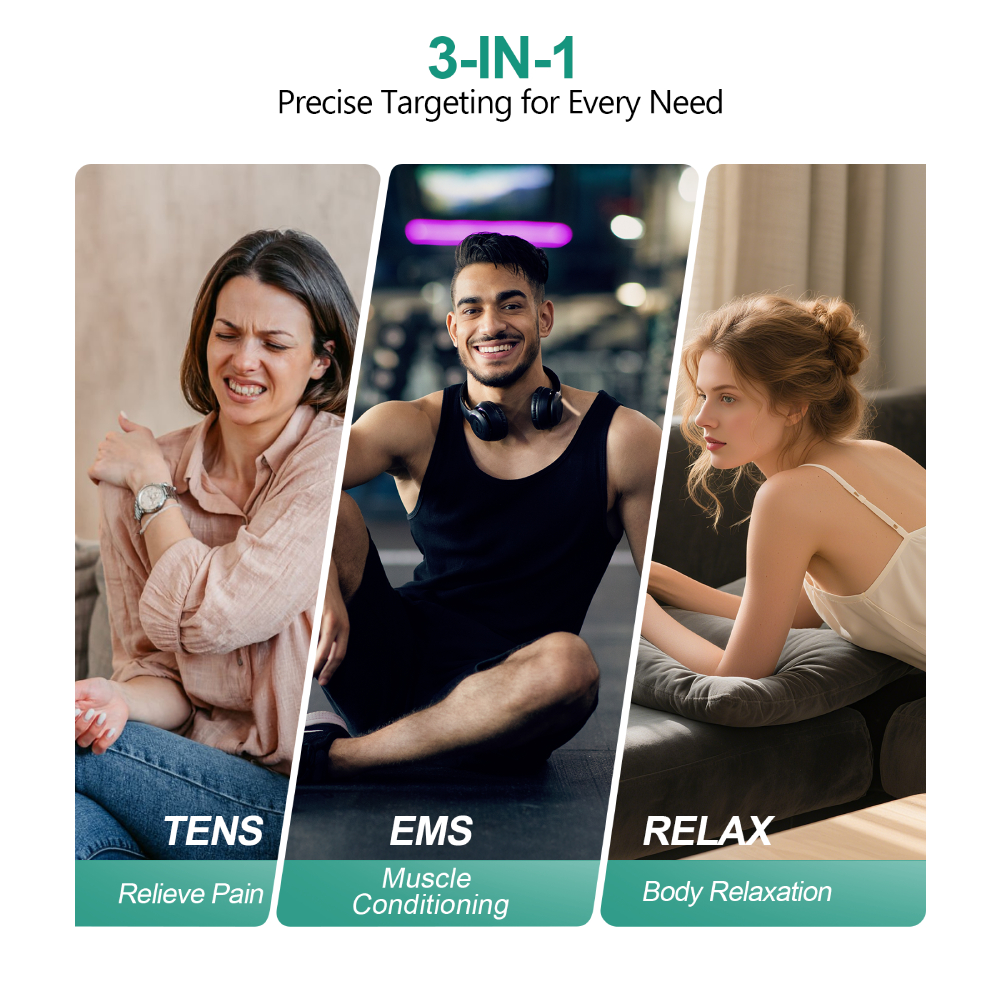 3-in-1 TENS EMS Unit Wireless, – Tens Pain Relief Unit recenzja i cena