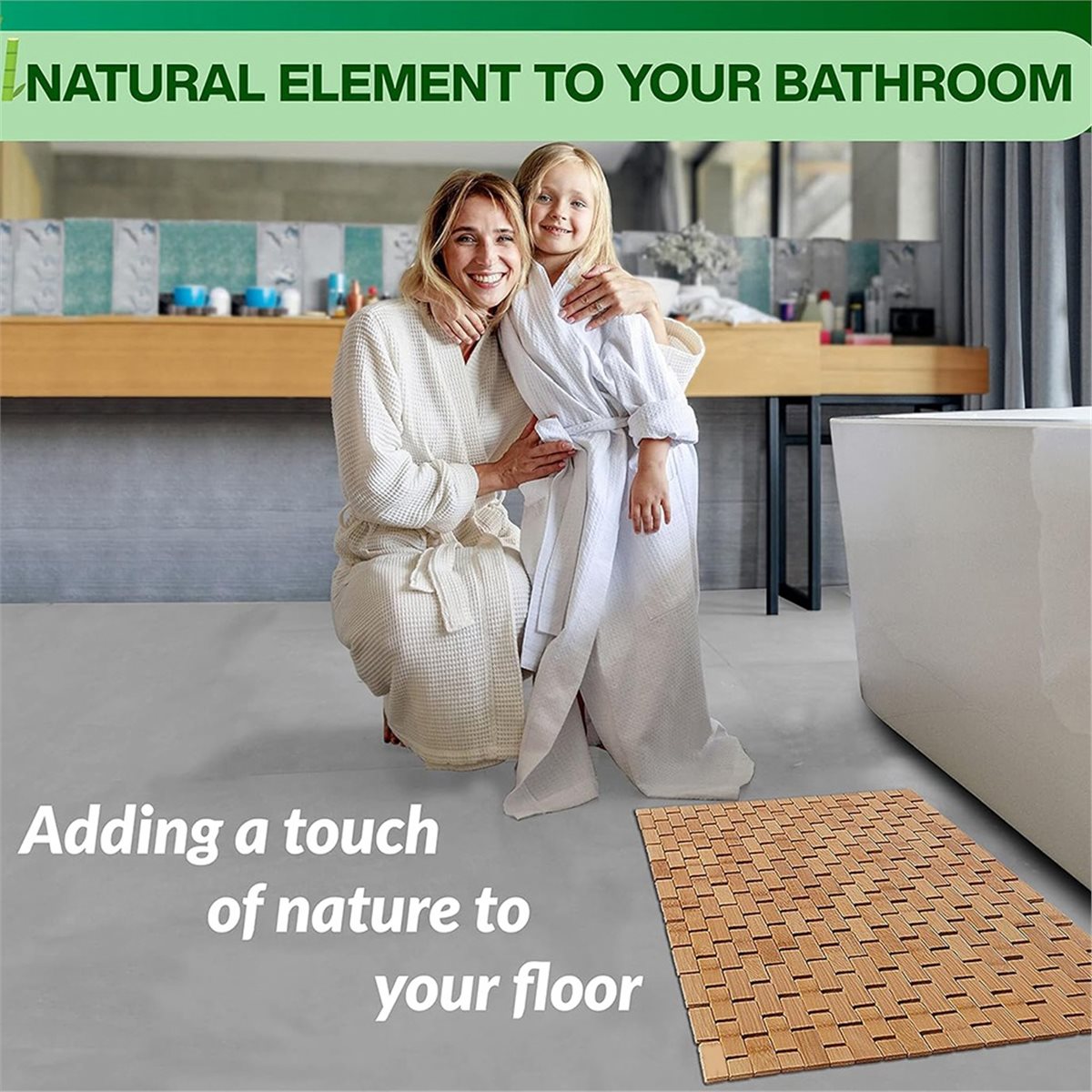 NOCM Bamboo Bath Mat - Foldabl – Bamboo Bath Mat recenzja i cena