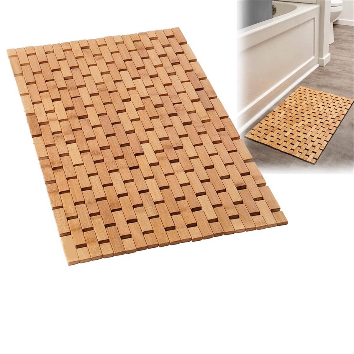 NOCM Bamboo Bath Mat - Foldabl – Bamboo Bath Mat recenzja i cena