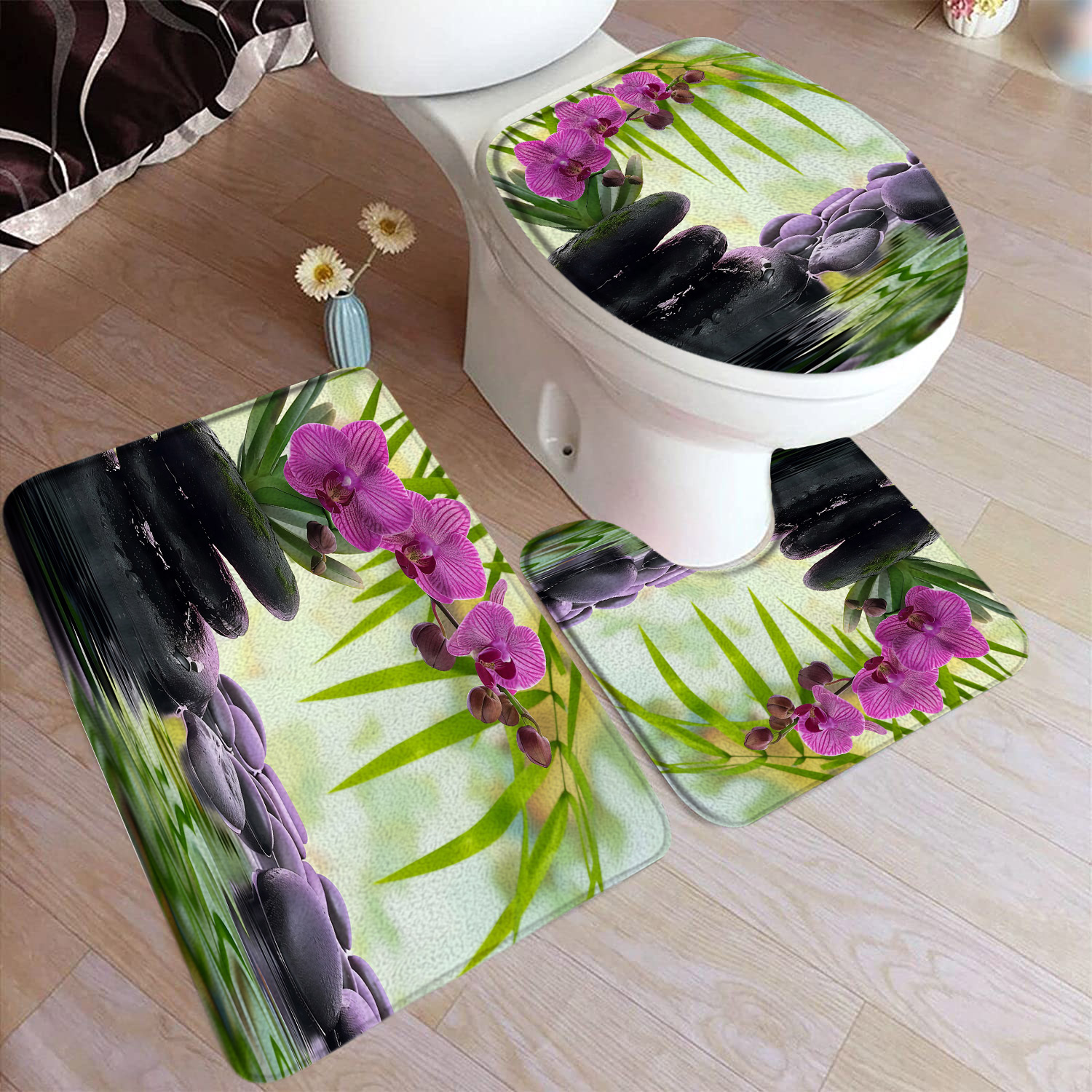 Zen Bath Mat Set Purple Orchid – Bamboo Bath Mat recenzja i cena