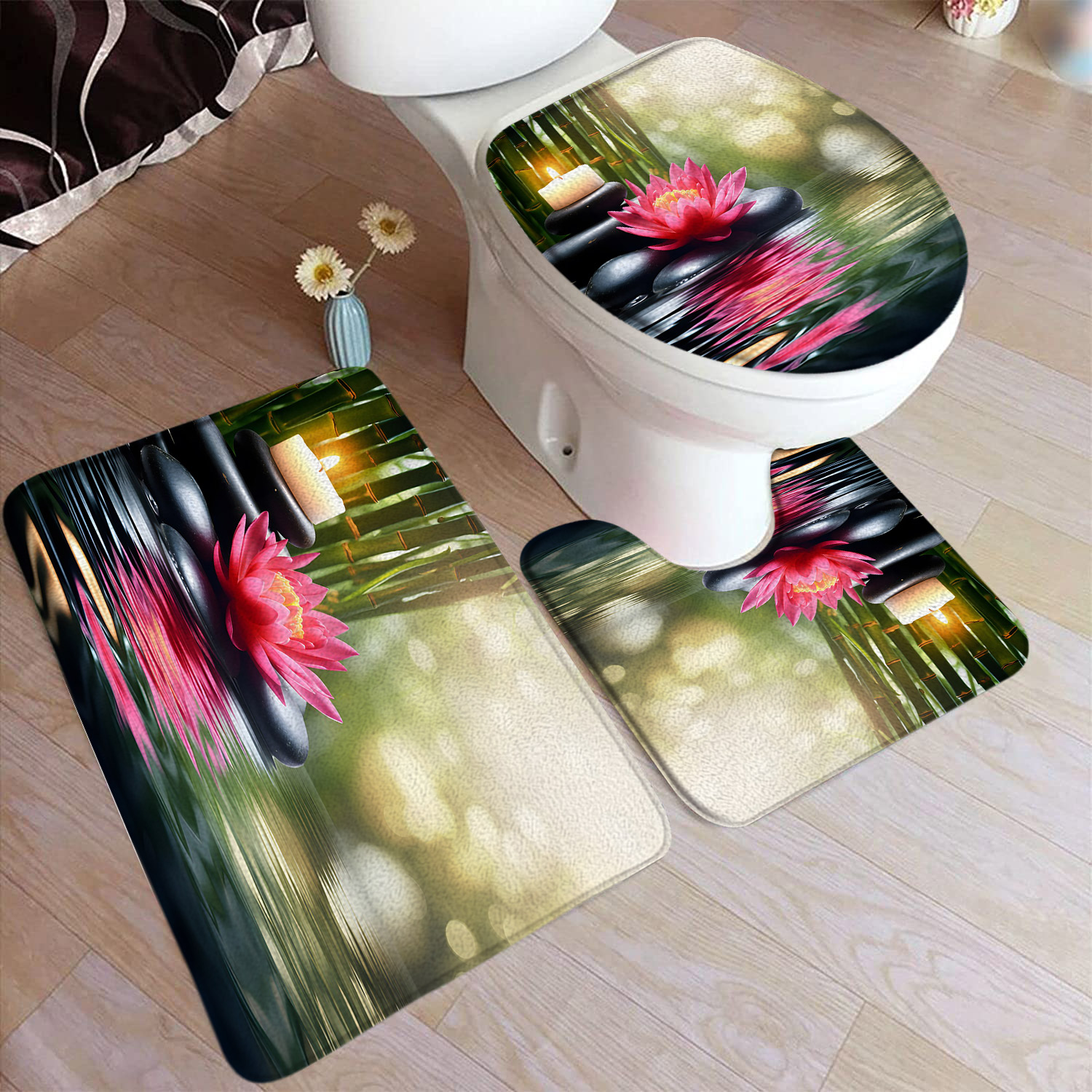 Zen Bath Mat Set Purple Orchid – Bamboo Bath Mat recenzja i cena