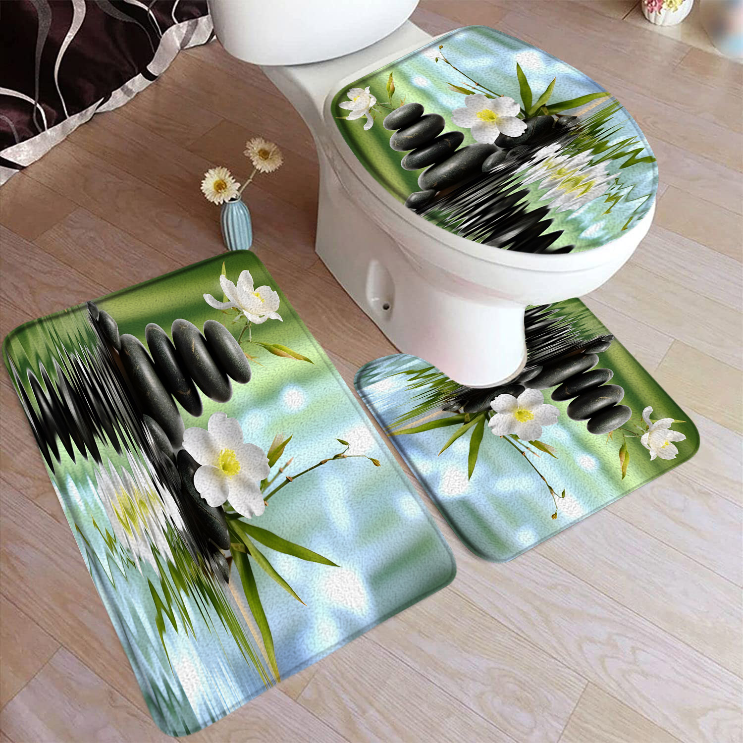 Zen Bath Mat Set Purple Orchid – Bamboo Bath Mat recenzja i cena