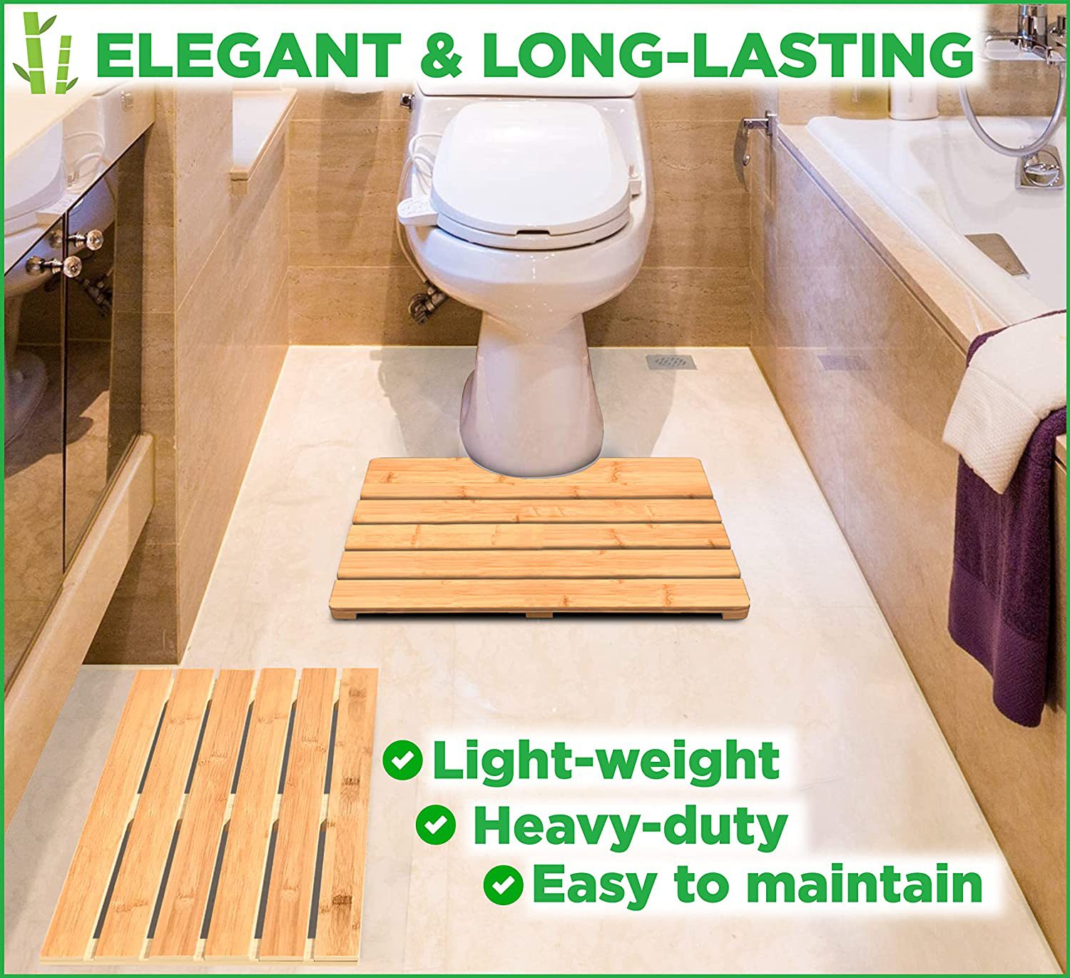 Bamboo Wood Bathroom Mat Showe – Bamboo Bath Mat recenzja i cena
