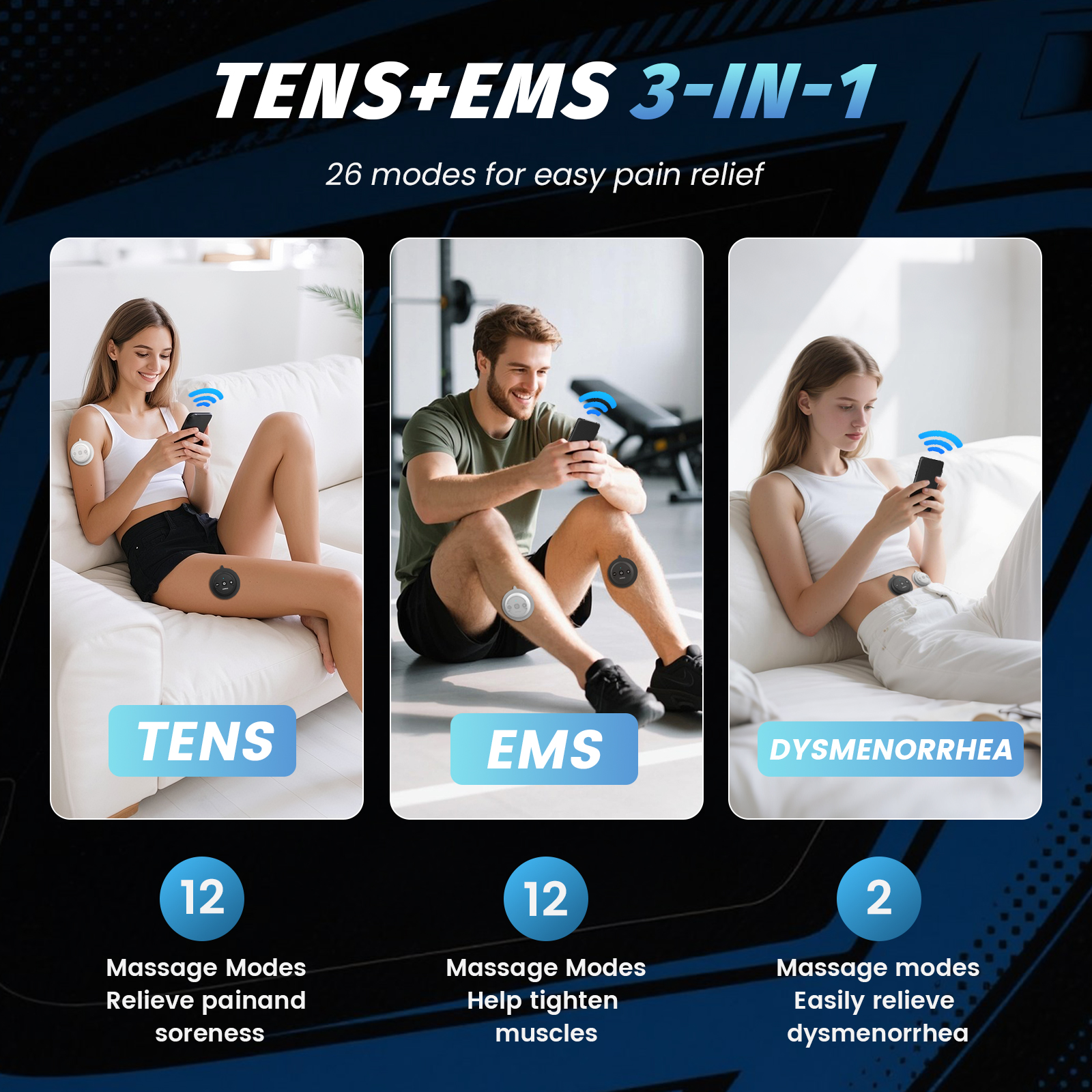Wholesale One Two Hosts 3 1 Pr – Tens Pain Relief Unit recenzja i cena