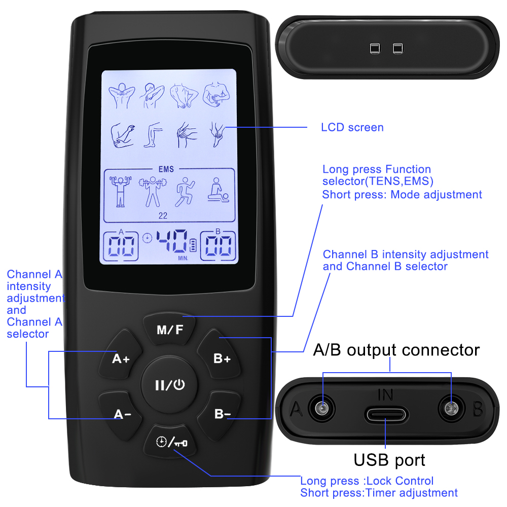 40 Levels Electric Tens Electr – Tens Pain Relief Unit recenzja i cena