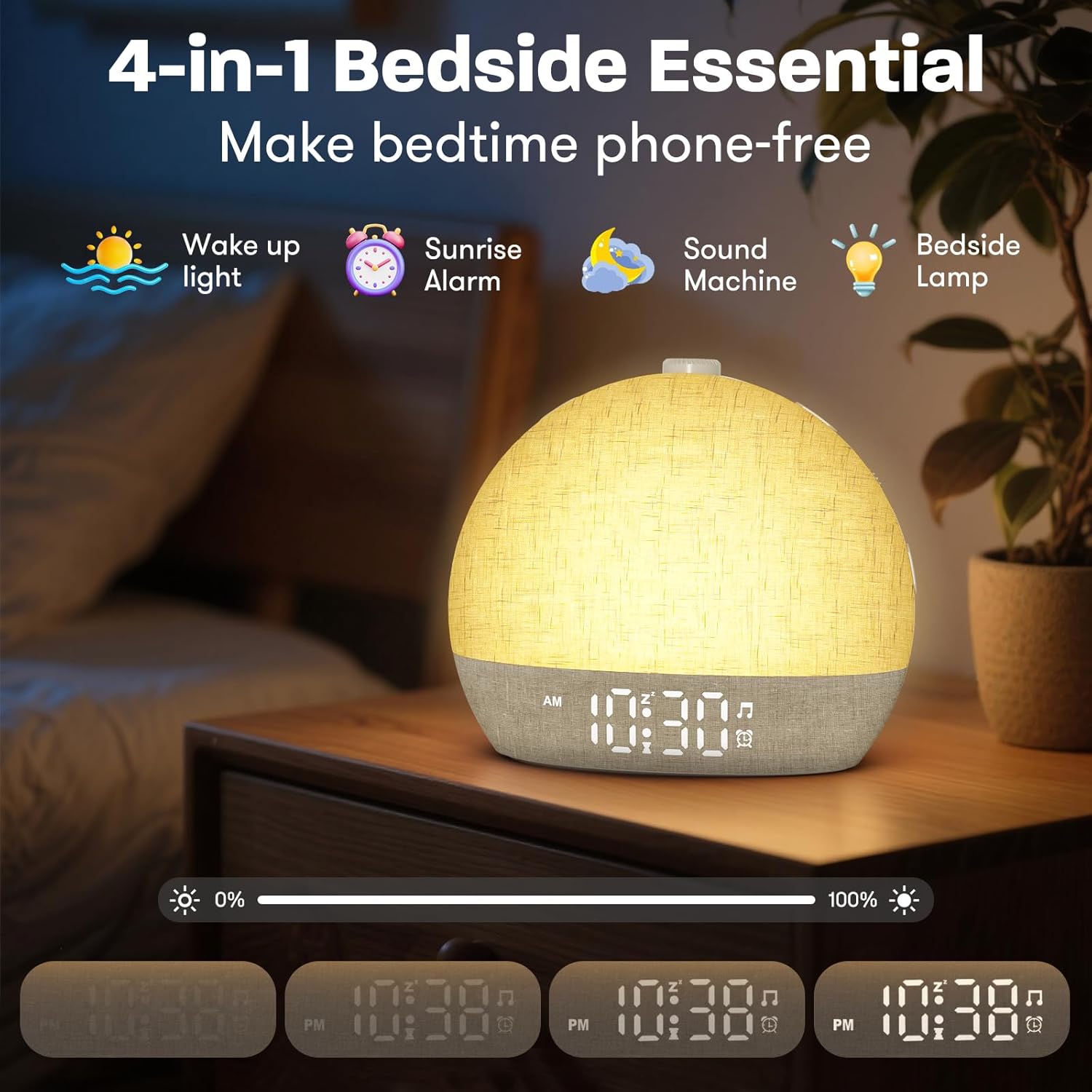 Wake Up Light Sunrise Alarm Cl – White Noise Machine Sleep recenzja i cena